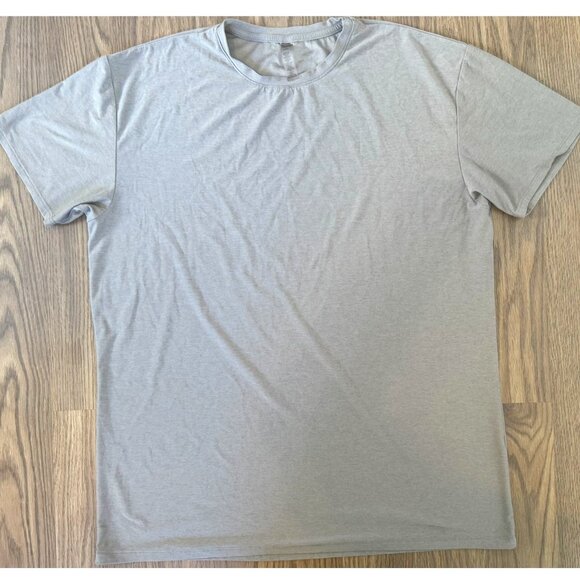 Beyond Yoga Shirts Beyond Yoga Mens Light Greytan Short Sleeve